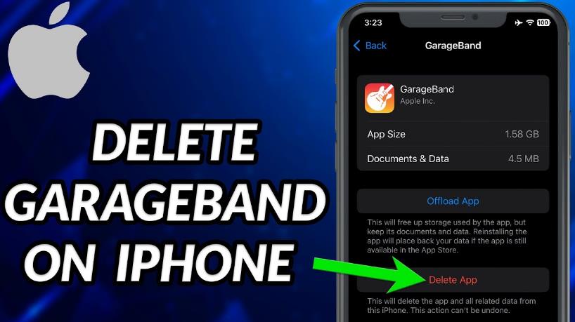 How to Delete GarageBand on iPhone
