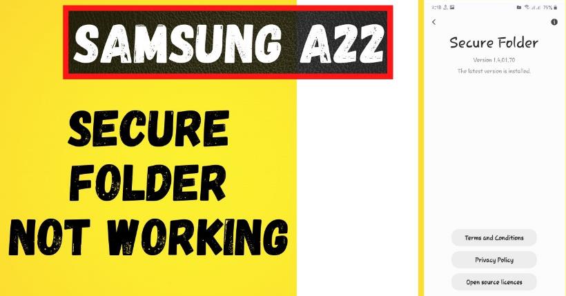 Samsung Secure Folder Not Working: Troubleshooting Tips