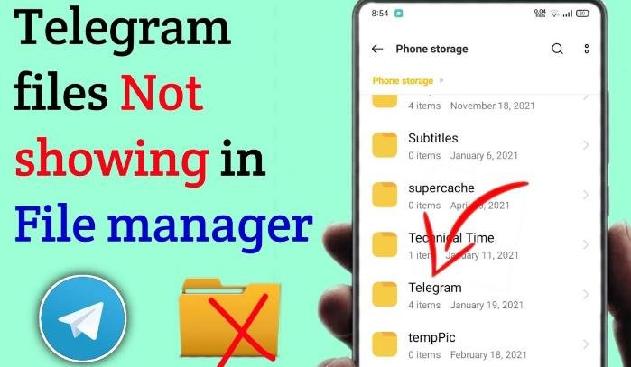 Telegram Files Not Showing in File Manager: A Quick Guide