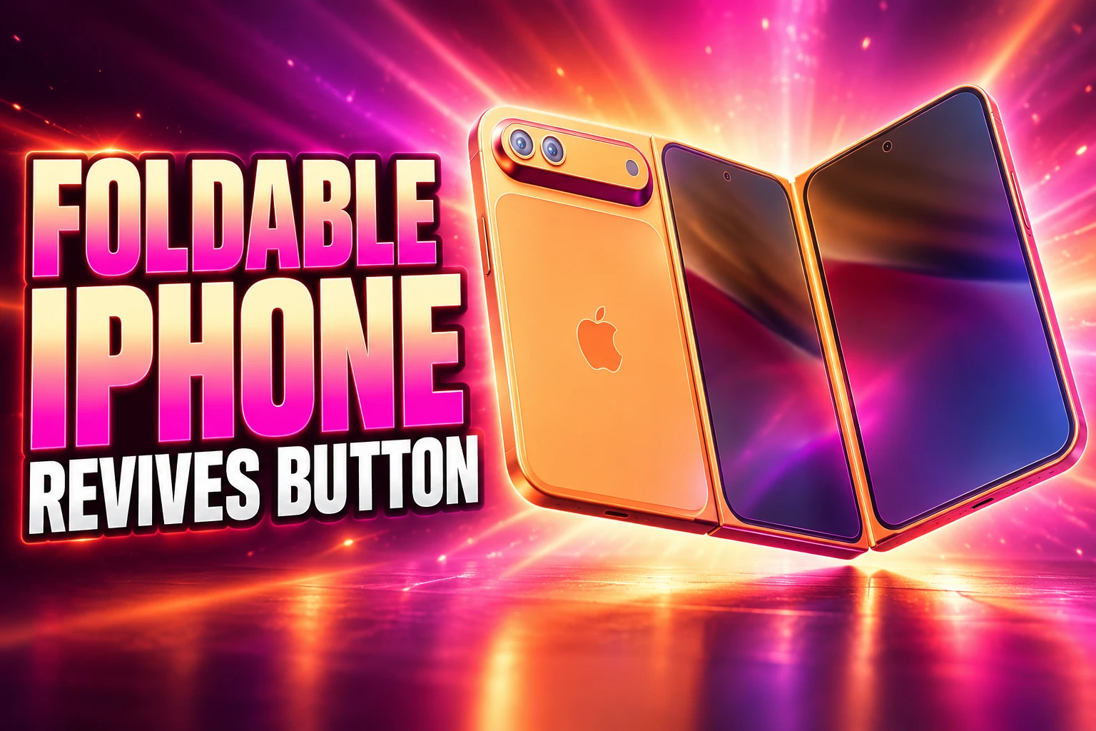 Apple foldable iPhone event revives fingerprint button