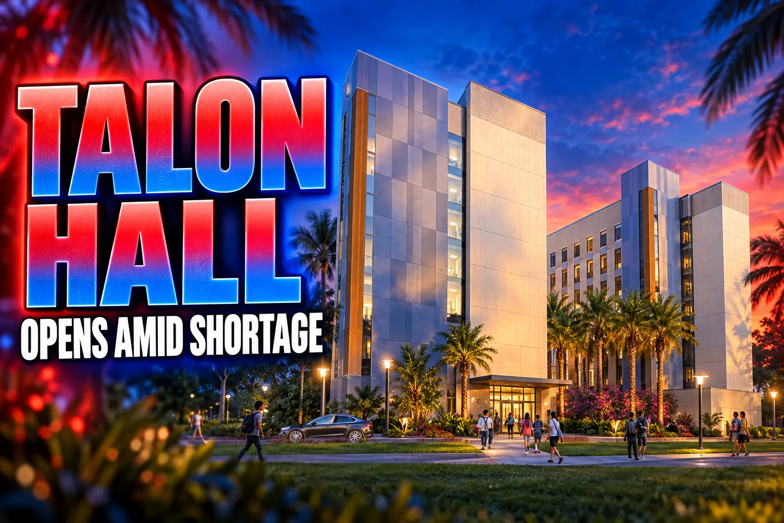 FAU Talon Hall 674 bed residence hall Boca Raton