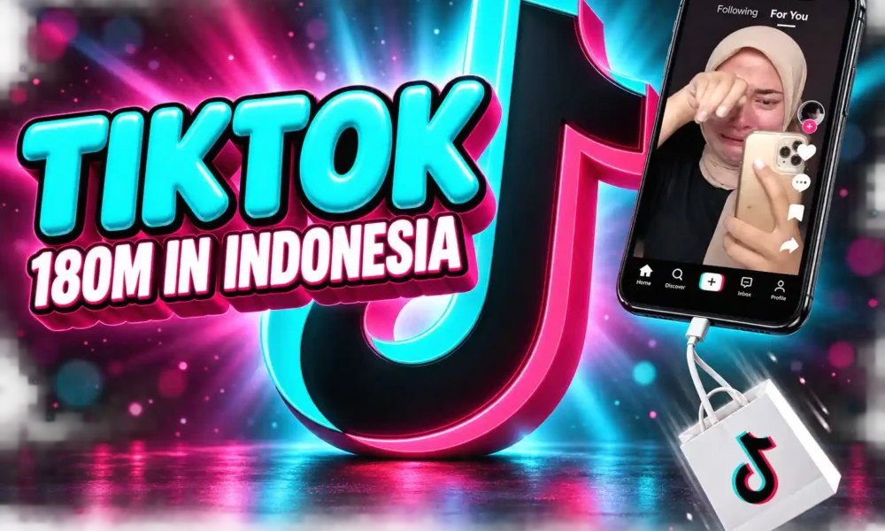Indonesia TikTok 180 million adult users late 2025