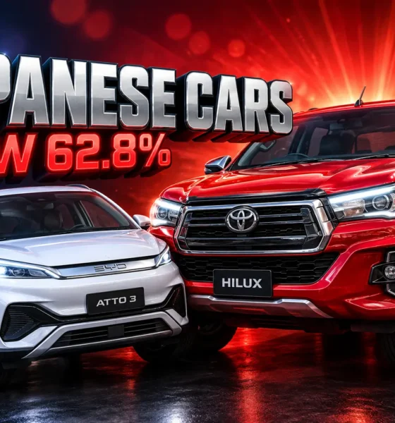 Japan Thailand auto market share Chinese EV
