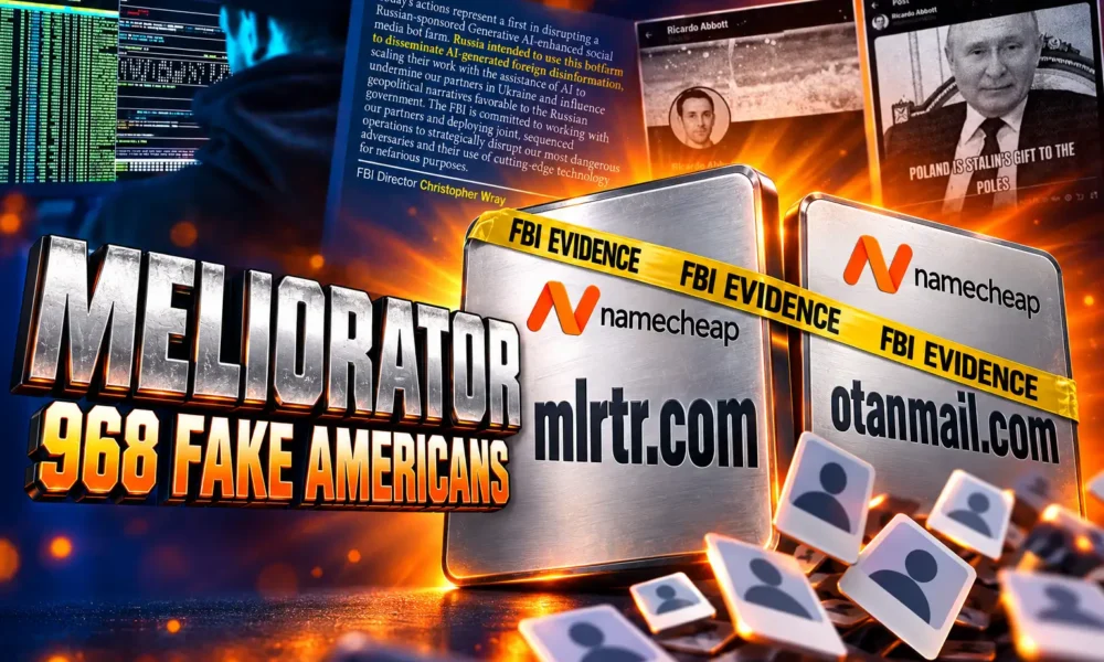 Namecheap Phoenix domains Russian Meliorator bot farm