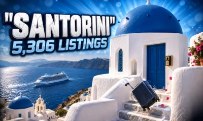 Santorini cruise cap short-term rental housing shortage