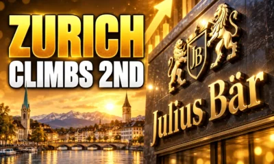 Zurich second Julius Baer 2026 luxury city ranking