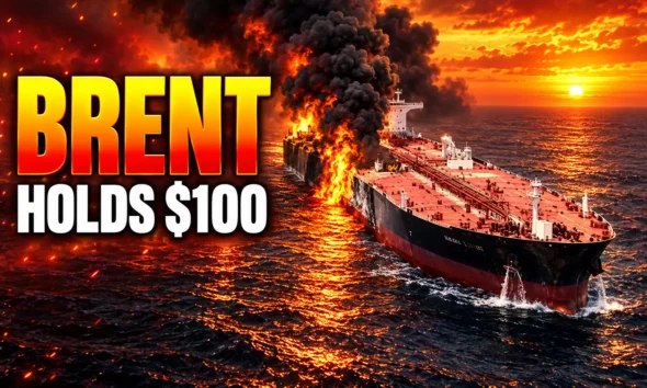 Brent crude above $100 after Hormuz tanker attacks