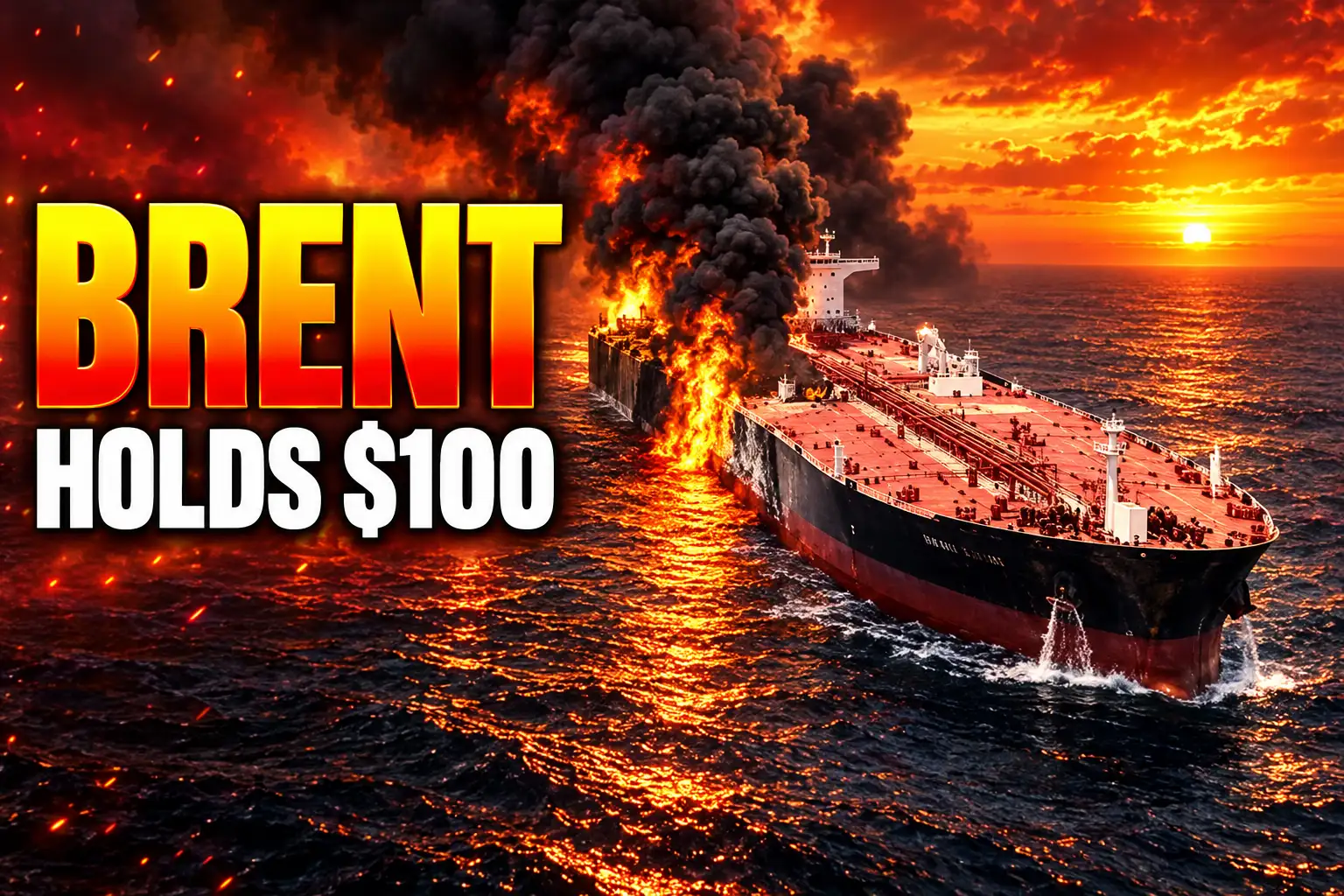 Brent crude above $100 after Hormuz tanker attacks