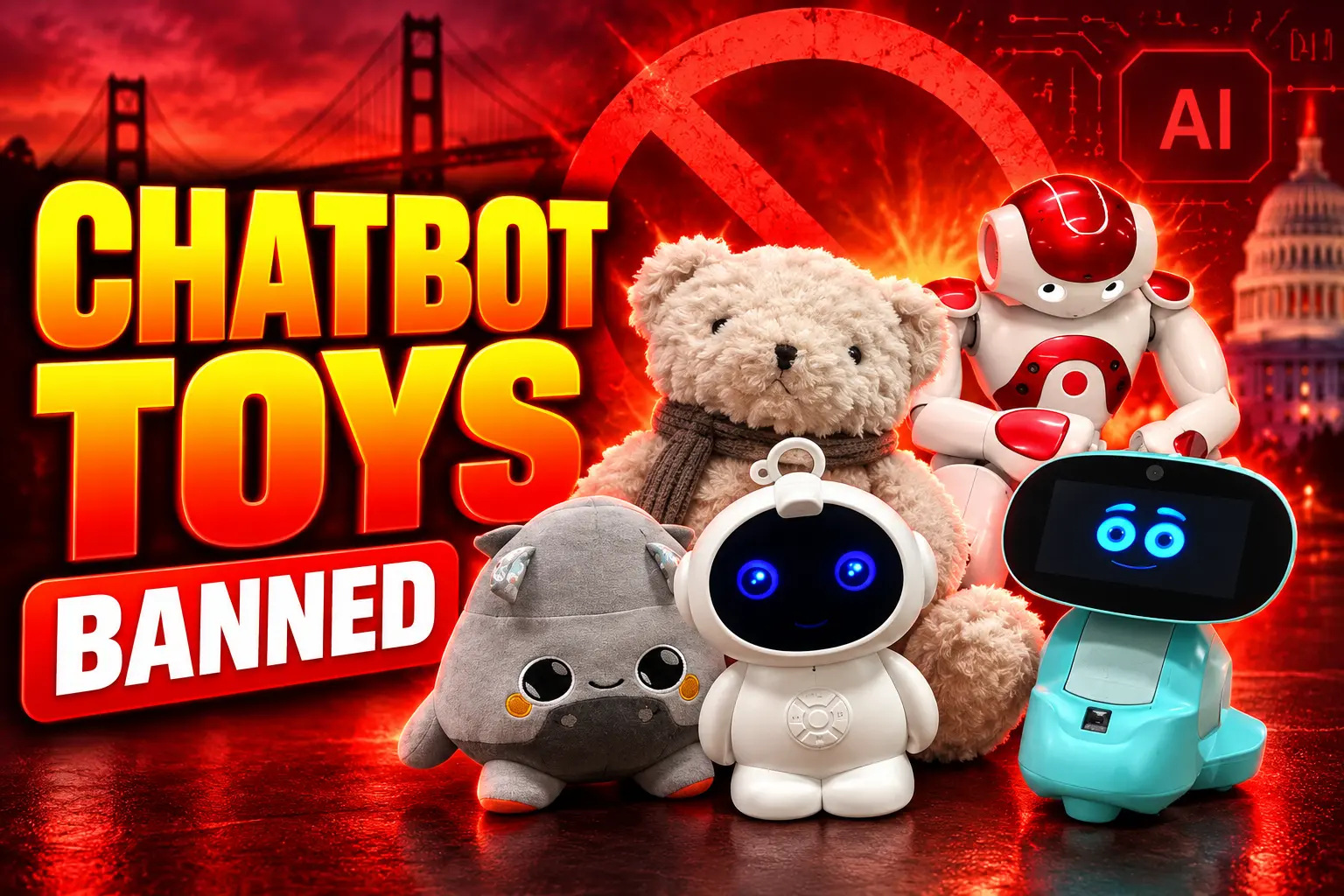 California bans companion chatbot toys for children under 16
