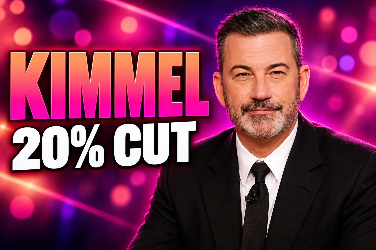Jimmy Kimmel ABC contract 20 percent budget cut
