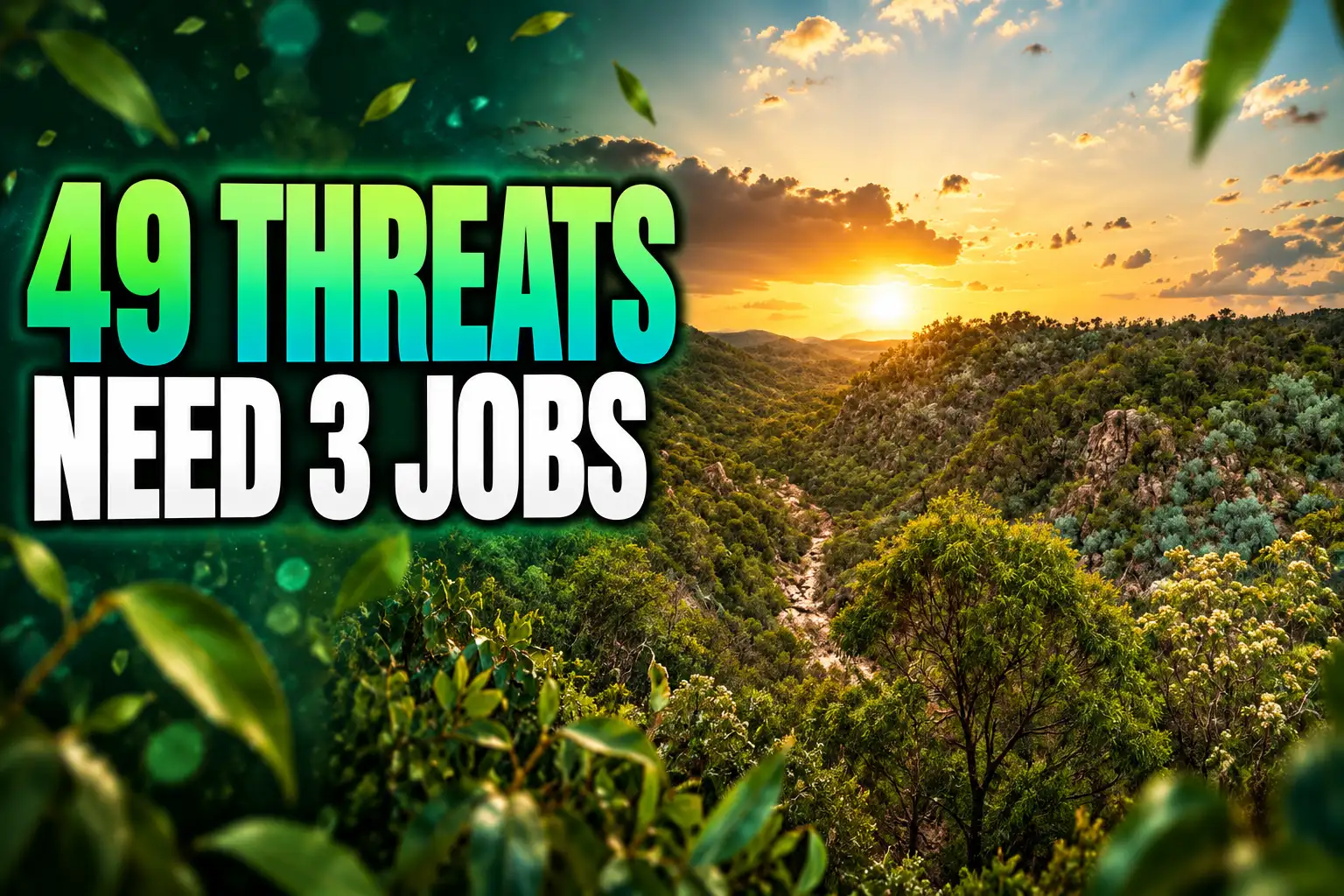 Australia 49 ecosystem threats need three jobs