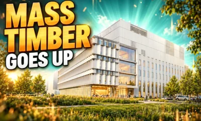 Moncton mass timber science centre construction 2026