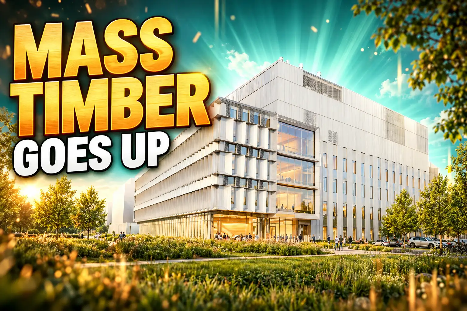 Moncton mass timber science centre construction 2026