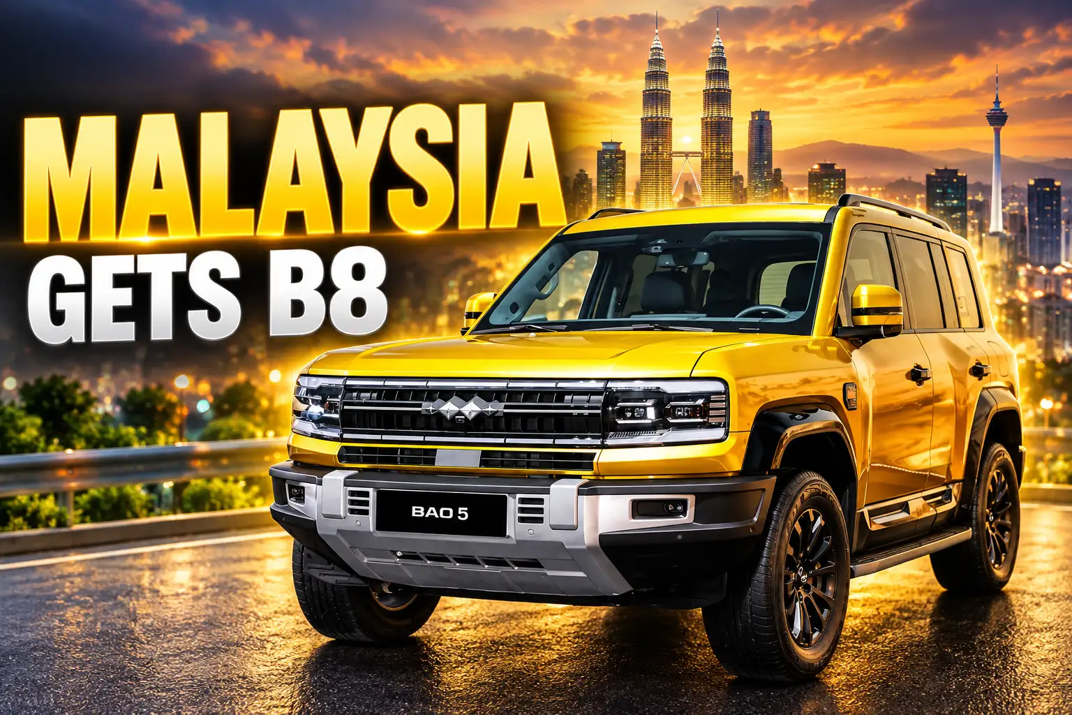 Malaysia gets Denza B8 after Bao 5 preview