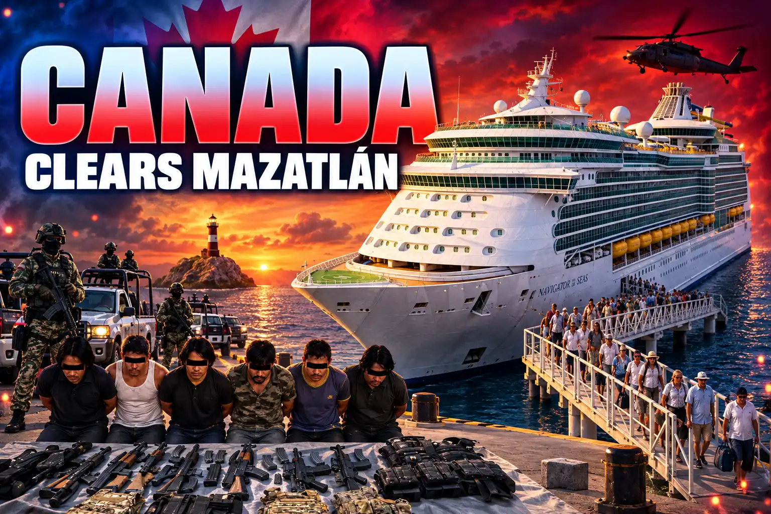Canada still clears Mazatlán air sea travel Sinaloa