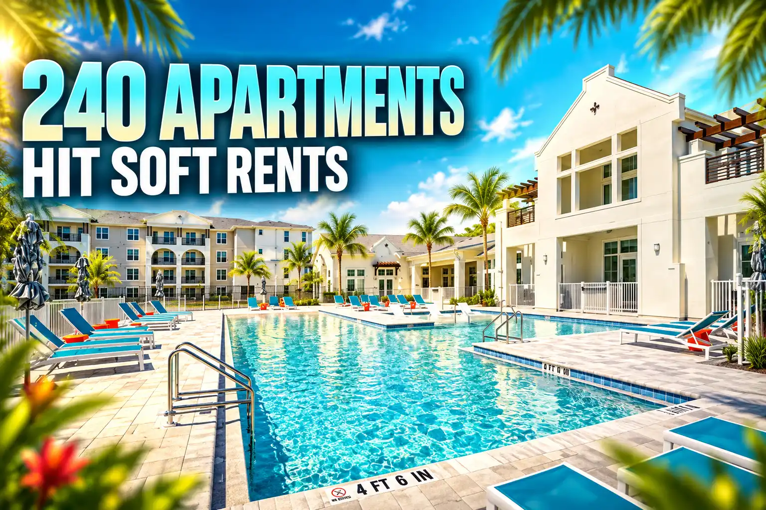 Entrada Paramount 240 apartments Cape Coral soft rents