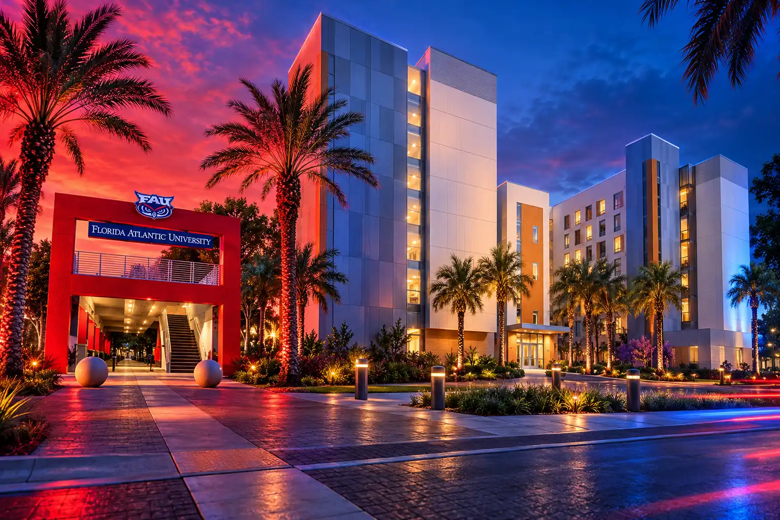 FAU Talon Hall 674 bed residence hall Boca Raton