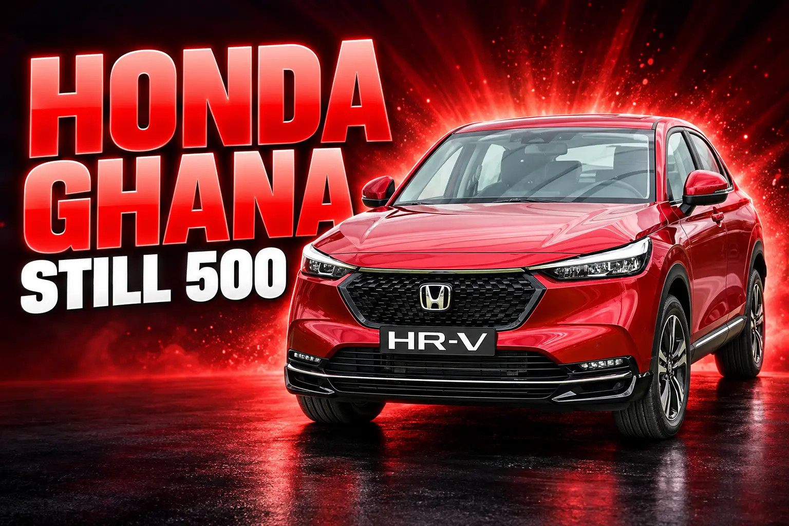 Honda Ghana plant still lists 500 HR-V capacity