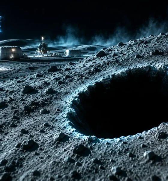 NASA PRISM scouts south pole ice and Marius Hills pit