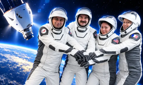 Crew-12 Dragon undocks ISS with Fedyaev Adenot