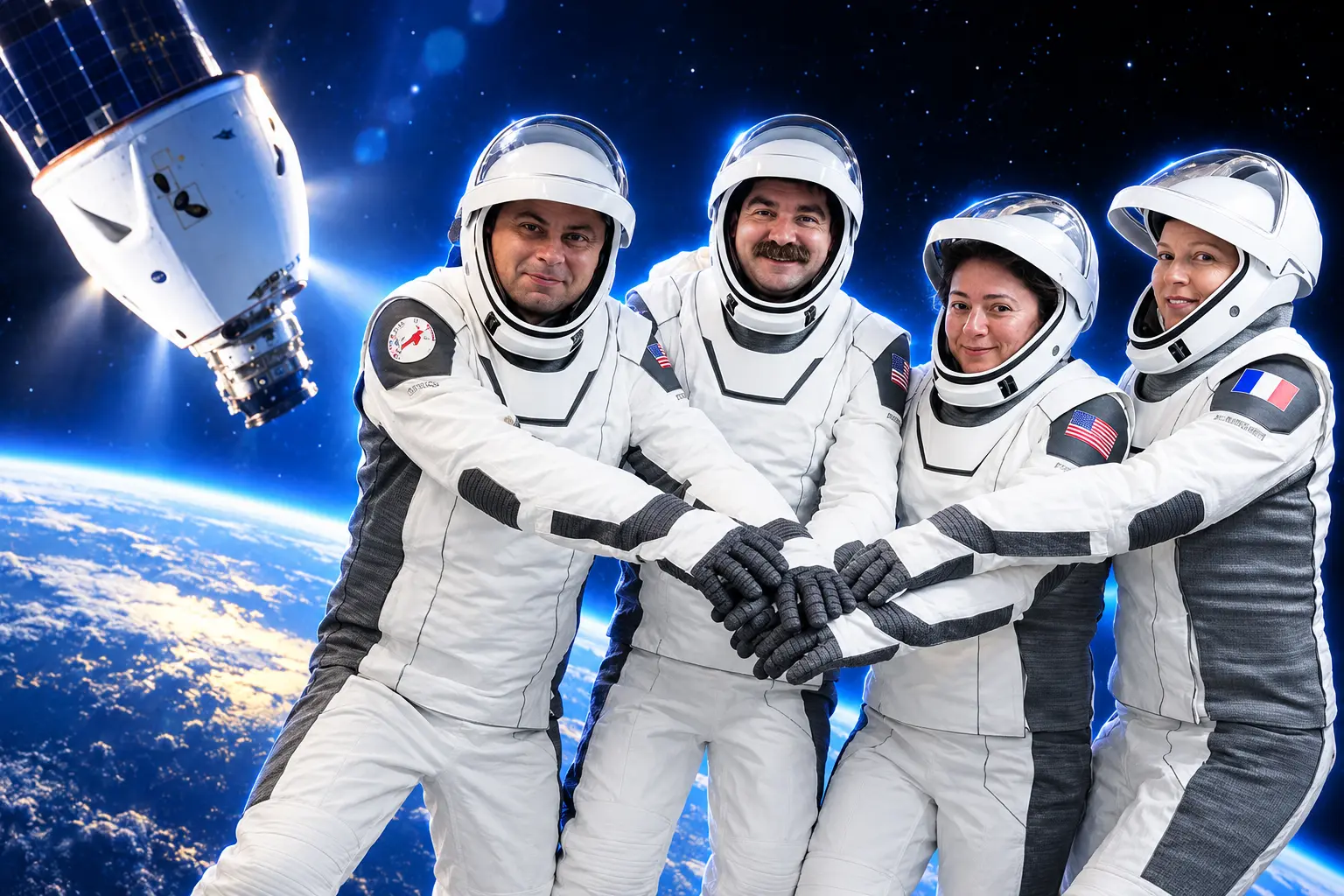 Crew-12 Dragon undocks ISS Fedyaev Adenot aboard