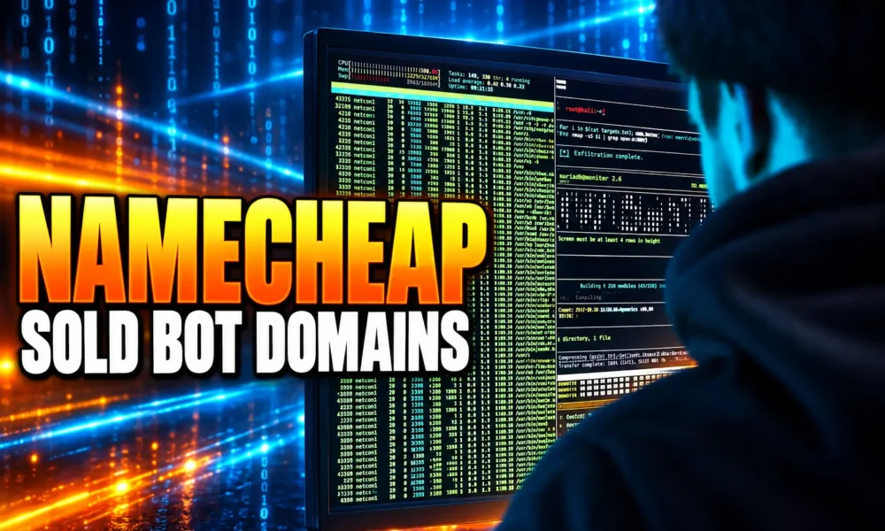 Namecheap sold domains Russian AI bot farm seized