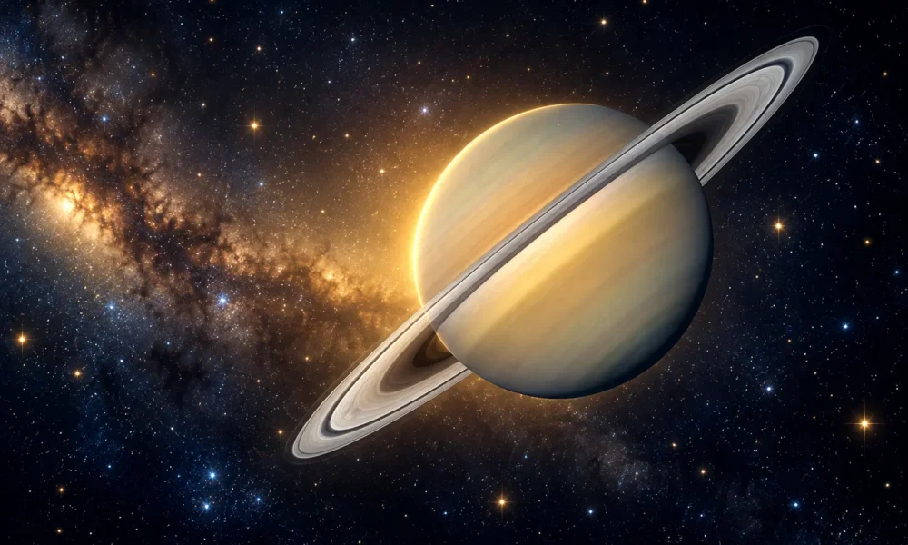 Saturn opposition October 4 thin rings Cetus