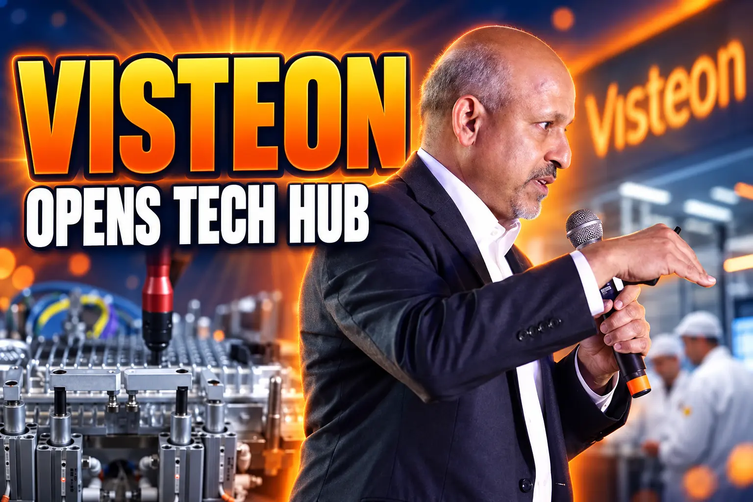 Visteon Tunisia factory tech hub opening 2024