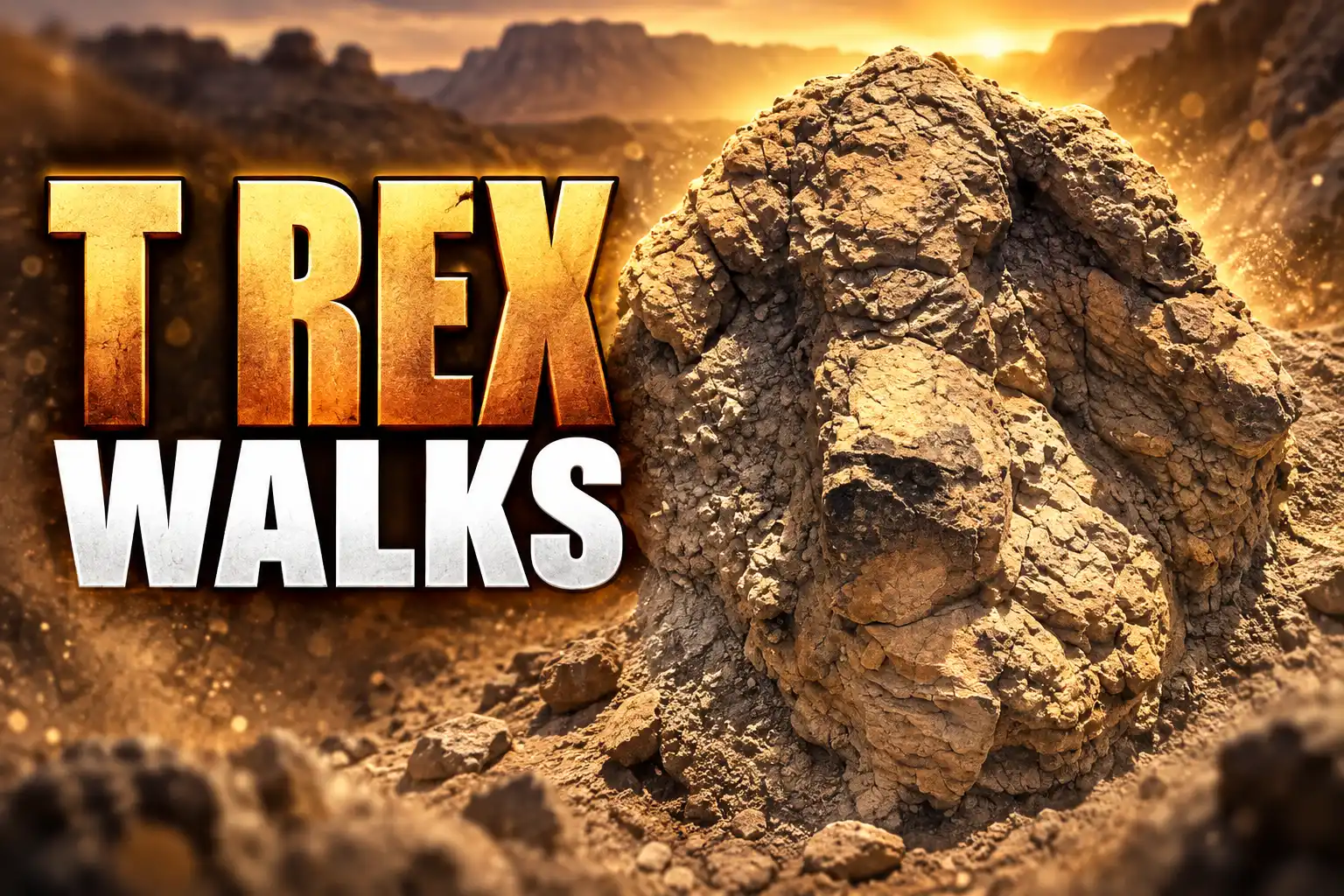 first adult T rex trackway North Dakota footprints