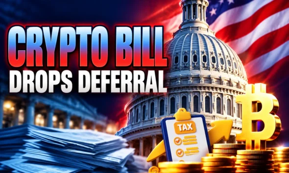 House crypto tax bill markup drops mining deferral