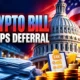 House crypto tax bill markup drops mining deferral