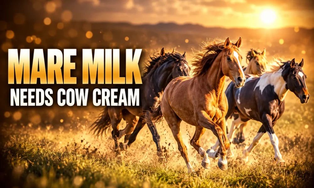 Polish mare milk ice cream still needs cow cream