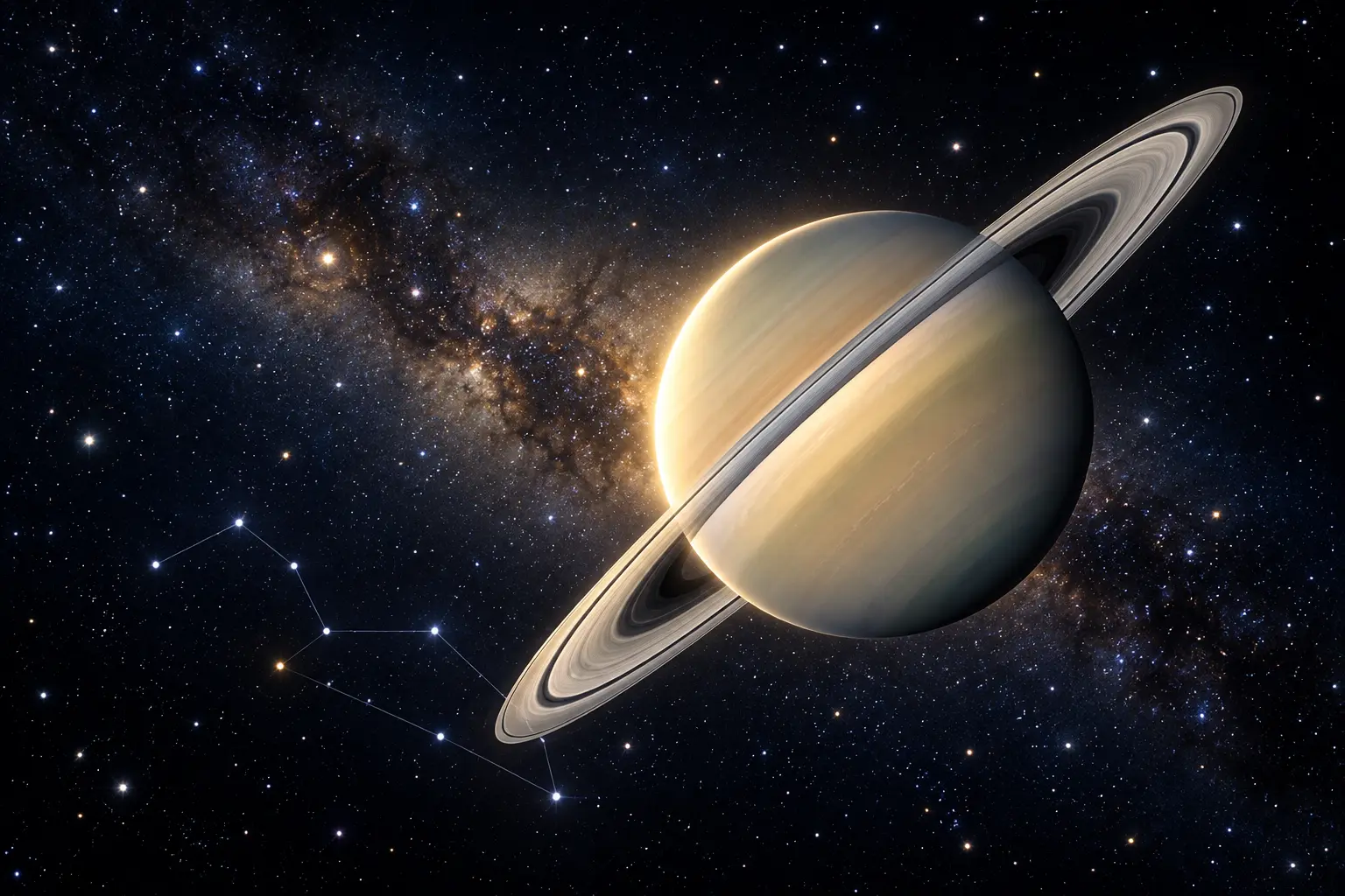 Saturn opposition October 4 rings at 7.5 degrees
